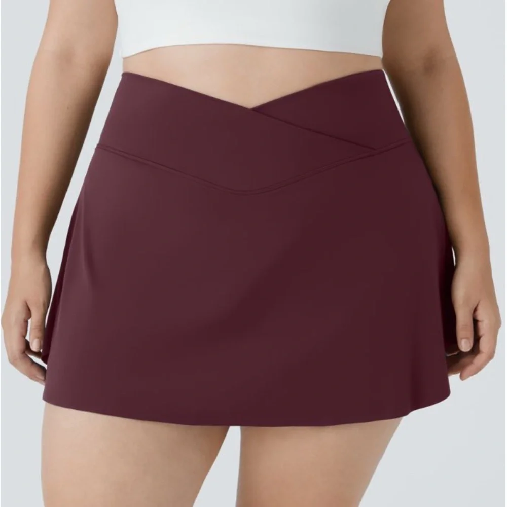 HALARA Everyday Softlyzero Crossover Side Pocket 2-in-1 Tennis Plus Skirt UPF50+ - Picture 5 of 7